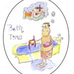 Cartoon Juice Bath Time